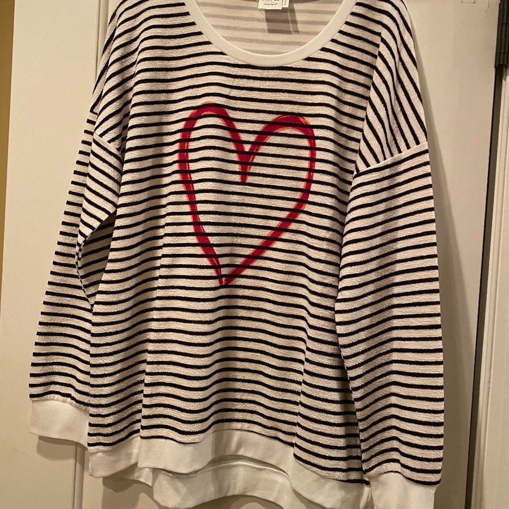 Suzanne Betro Striped Sweater